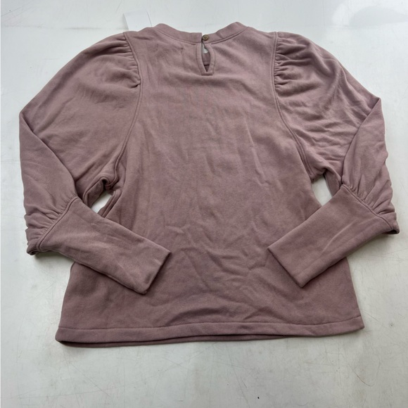 Madewell women’s pink puff sleeve shirt XXS NWT L130-29 - Picture 3 of 6